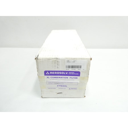 Justrite COMBINATION COALESCING COLORMETRIC CARBON FILTER W/ CHECK VALVE 7163XL